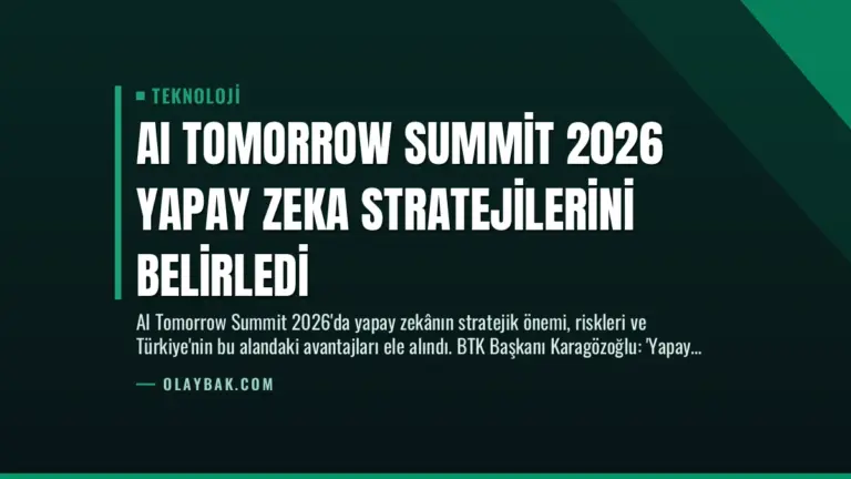 AI Tomorrow Summit 2026 Yapay Zeka Stratejilerini Belirledi