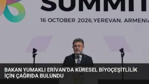 Bakan Yumaklı Erivan’da Küresel Biyoçeşitlilik İçin Çağrıda Bulundu