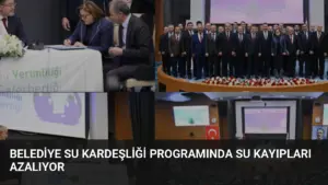 Belediye Su Kardeşliği Programında Su Kayıpları Azalıyor