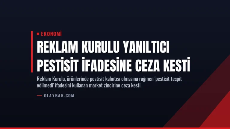 Reklam Kurulu Yanıltıcı Pestisit İfadesine Ceza Kesti