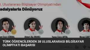 Türk Öğrencilerden 38 Uluslararası Bilgisayar Olimpiyatı Başarısı