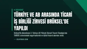 Türkiye ve AB Arasında Ticari İş Birliği Zirvesi Brüksel’de Yapıldı