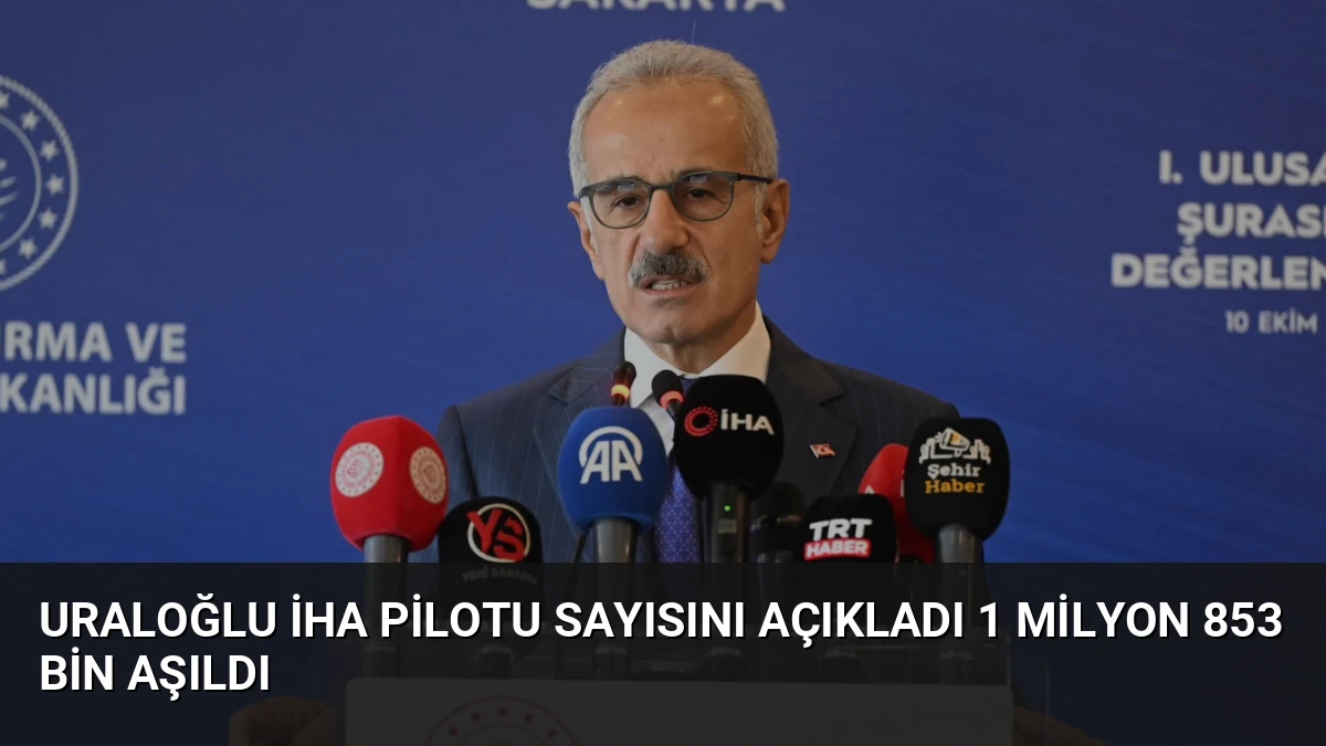 Uraloğlu İHA Pilotu Sayısını Açıkladı 1 Milyon 853 Bin Aşıldı